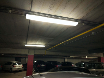 Освещение парковки в Нарве